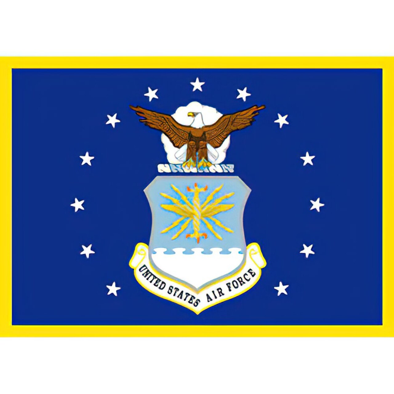EagleEmblems PM3804 Patch-USAF,Flag (2.5x3.5&#x27;&#x27;)